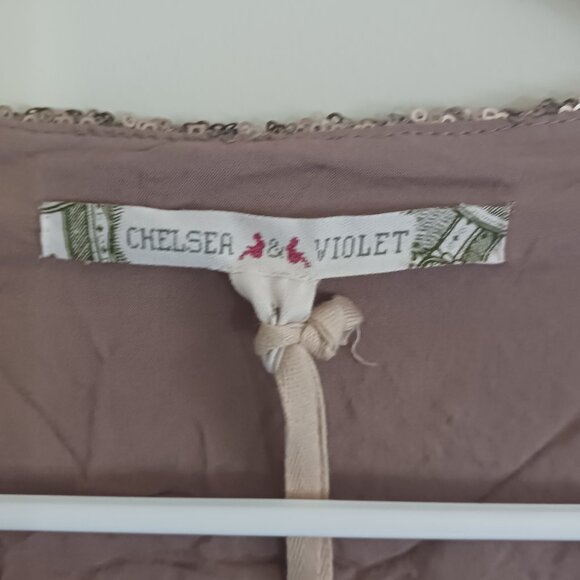 Chelsea & Violet Gold Sequin Jacket - Picture 3 of 9